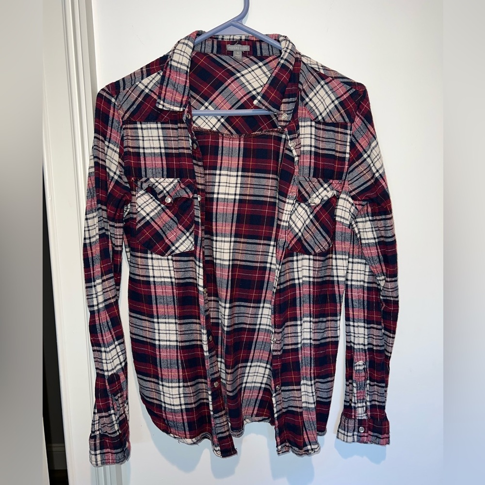 Maroon flannel